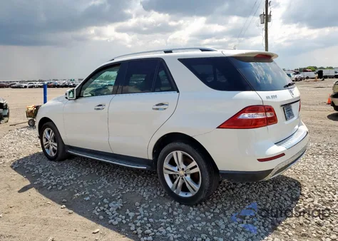2015 Mercedes-Benz Ml 350 из США, поврежденный, VIN 4JGDA5JB1FA550687